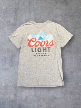 Coors Men's Gray Graphic Tee - Light Gray